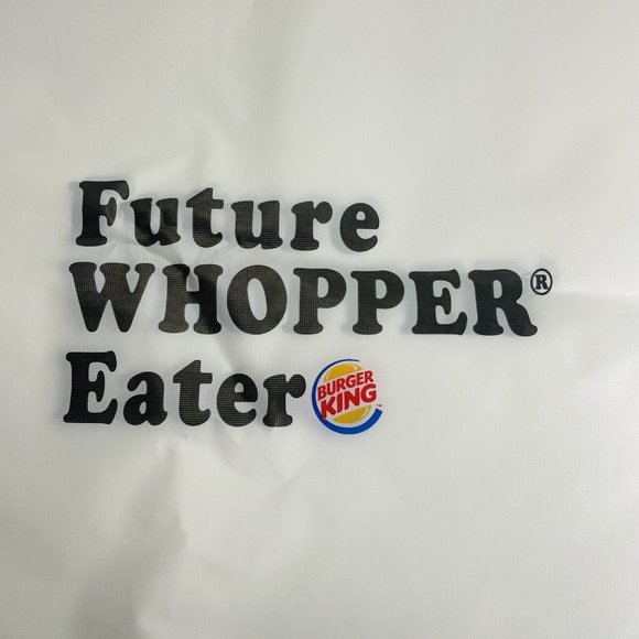 10 Burger King Future Whopper Eater Restaurant Plastic Bib Vintage Lot - Picture 3 of 8